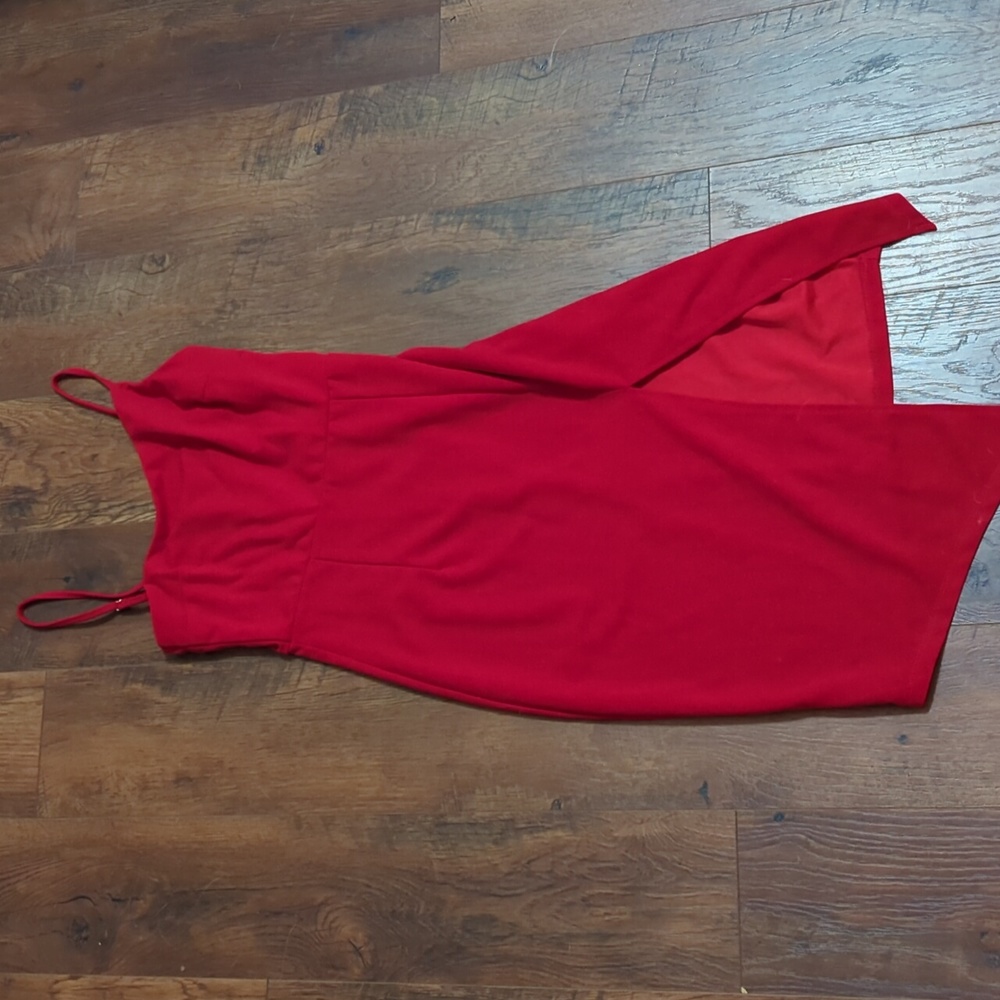 Elegant Red Women's Dress